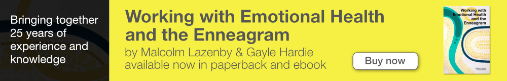 Link to sales page for book 'Working with emotional health and the Enneagram'